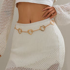Minimal Sun Moon Metal Waist Chain
