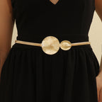 Elastic Metal Ring Slim Waist Chain