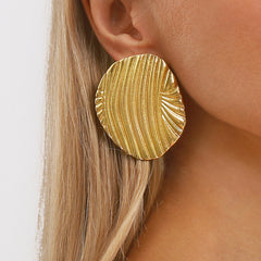 Minimalist Linear Geometric Earrings