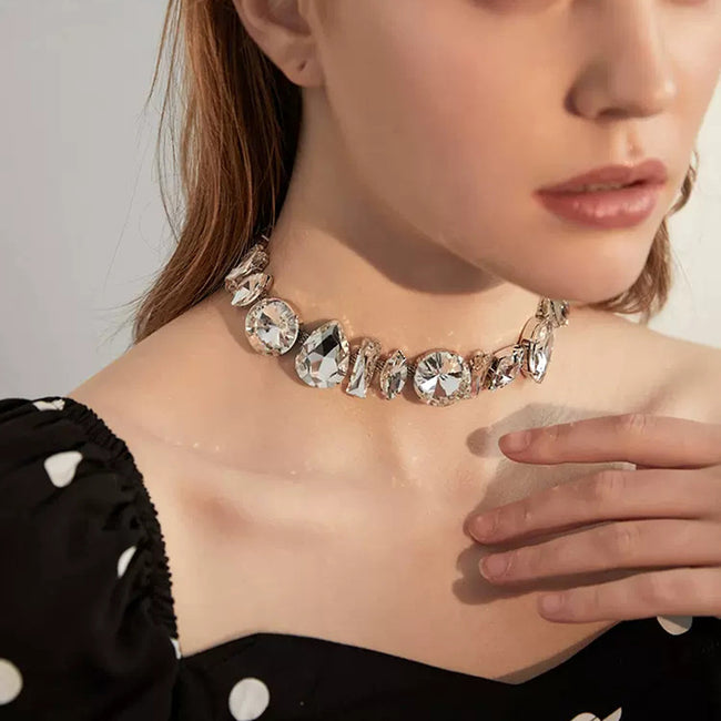 Minimalist Geometric Layered Choker Necklace Main image