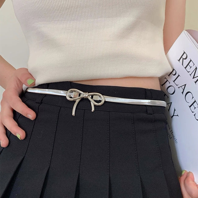 Bow Knot Elastic Metal Chic Waist Chain Main image