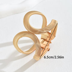 Exaggerated Coiled Wrap Bangle Bracelet