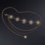 Adjustable Sunflower Moon Metal Waist Chain