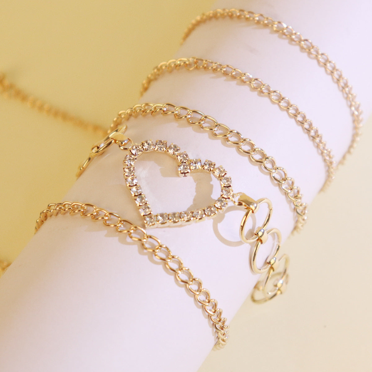 Heart Rhinestone Sparkle Chic Waist Chain Secondary image