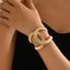 Exaggerated Coiled Wrap Bangle Bracelet