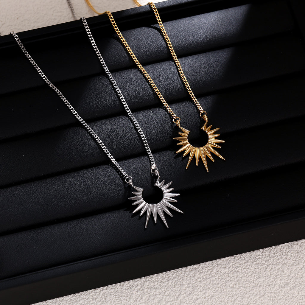Vintage Style Gold Plated Sunflower Collar Necklace