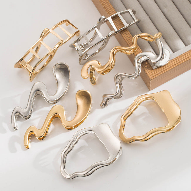 Chic Minimalist Irregular  Hair Claw Main image