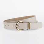 Minimal Double Ring Buckle Belt