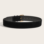 Vintage Suede Wide Waist Belt