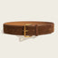 Vintage Suede Wide Waist Belt