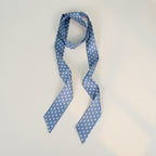 Polka Dot Elegant Long Thin Print Neck Scarf