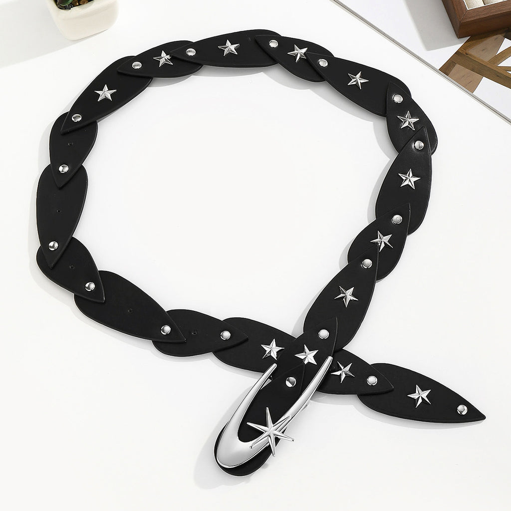 Silver Minimalist Chic Waist Belt