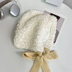 Oversized Tied Beanie Christmas Hat