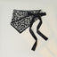 Leopard Print Triangle Tie Bandana Retro Head Scarf