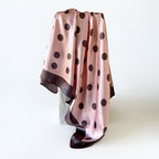 Minimal Polka Dot Square Head Neck Scarf