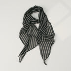 Striped Long Lightweight Sun Protection Scarf