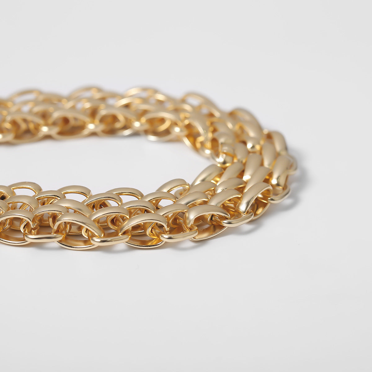 Punk Style Chunky Curb Chain Choker Necklace Secondary image