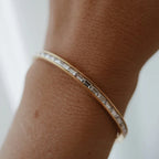 Vintage Rhinestone Studded Cuff Bracelet