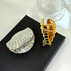 Seashell Wave Design Hair Claw