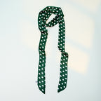 Polka Dot Long Thin Neck Bag Wrap Scarf