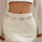 Minimal Sun Moon Metal Waist Chain