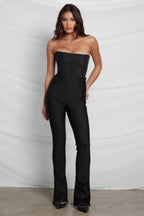Haze High Waist Trendy Bandage Pants Black XS Bottom