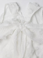 Halter Floral Mesh Patchwork Boho Dress