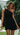 Sexy Backless Dress for Summer Women's 2024 New Slant Neck Zipper Solid High Waist Lace-up Irregular Hem Mini Dress Secondary image