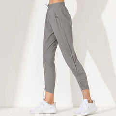 Stretch Tapered Lounge Run Sweatpants Gray / S