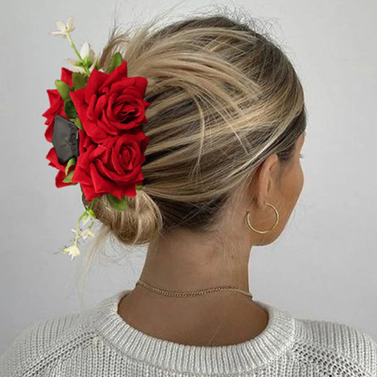 Festival Valentine's Day Fashion Flowers Ponytail Christmas Hair Accessory