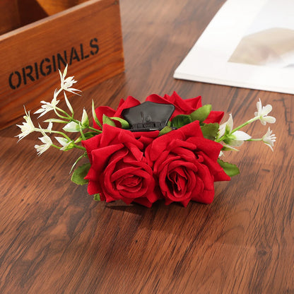 Festival Valentine's Day Fashion Flowers Ponytail Christmas Hair Accessory