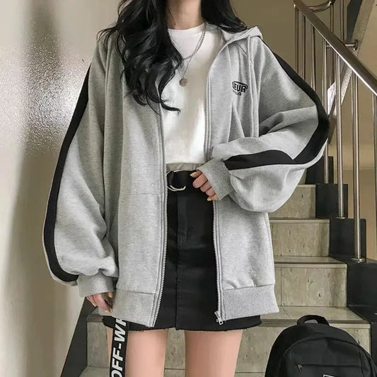 Casual Oversized Streetwear Hooded Hoody