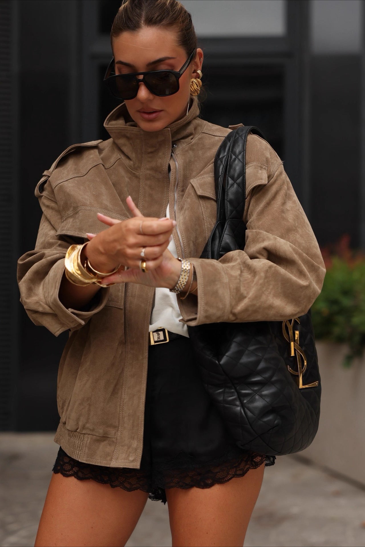 Retro Suede Short Length Jacket Secondary image