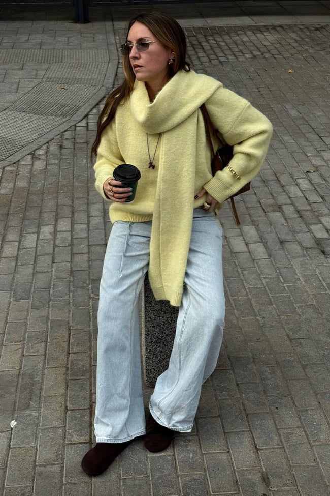 Soft Wool Oversized Pullover Sweater Main image