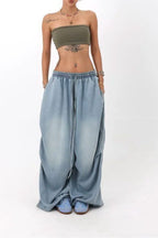 Loose Fit Wide Leg Street Jeans