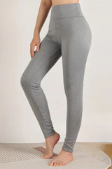 High-Waisted Fleece Lined Pebbled Thermal Leggings
