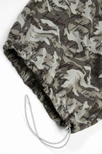 Camo Typography Wide Leg Sweatpants