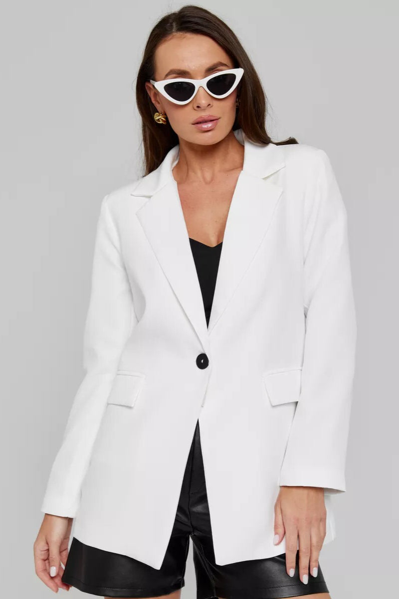 Single Button Loose Fit Blazer Main image