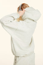 Oversized Heavyweight Fleece Pullover Hoodie