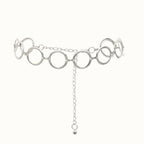 Geometric Large Ring Metal Waist Chain