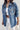 Beaded Contrast Denim Long Sleeve Coat Secondary image