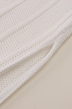 Sexy Split Backless Tie Knit Cardigan Sweater Dress