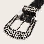 Chic Rhinestone Buckle Y2K Belt