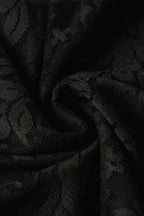 V Neck Long Sleeve Embroidered Lace Mini Dress