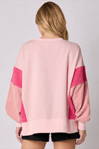 Sequin Toy Soldier Crew Neck Sweatshirt