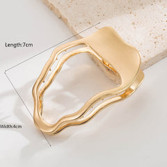 Chic Minimalist Irregular  Hair Claw