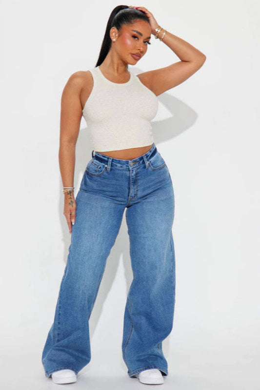 Vintage High Waist Wide Leg Jeans Main image