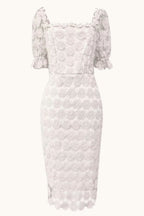 Off Shoulder Lace Bodycon Boho Dress