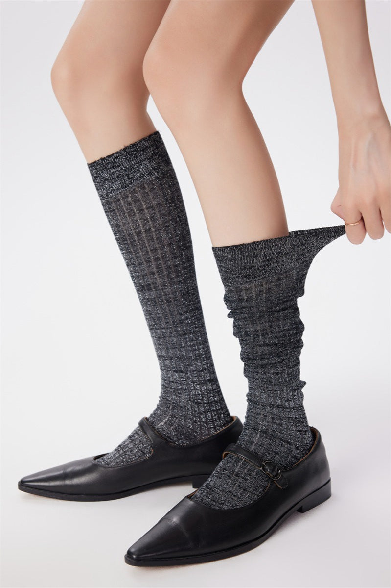 Sheer Mesh Breathable Knee High Socks Main image