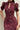 Cutout Stand Collar Puff Sleeve Floral Dress Secondary image